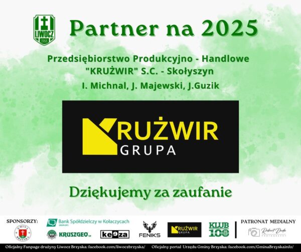 KRUŻWIR – Partnerem na 2025 r.
