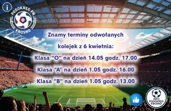 Zaległy mecz z GKS-em – nowy termin
