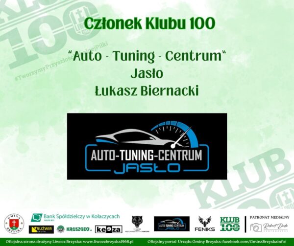 „Auto-Tuning-Centrum” z Jasła członkiem Klubu 100