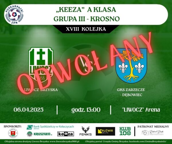 Mecz z GKS-em odwołany decyzją OZPN