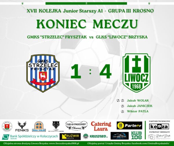 Wygrana Juniorów Starszych w XVII kolejce