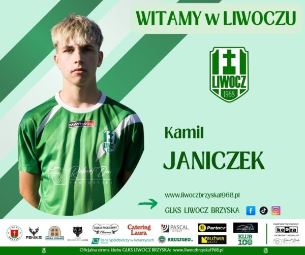 Kamil Janiczek wzmacnia drużynę seniorów