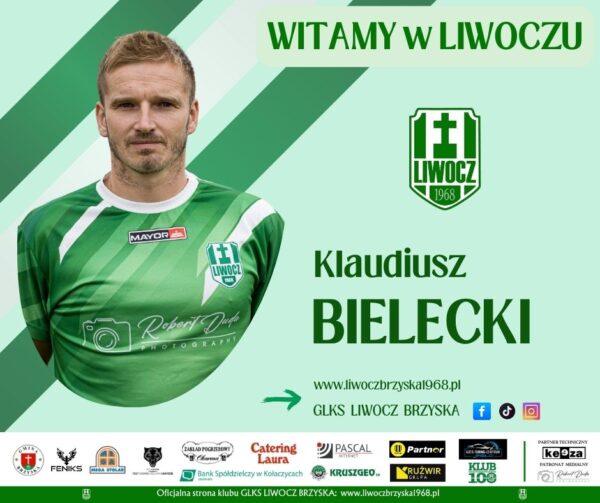 Klaudiusz Bielecki kolejnym wzmocnieniem naszego zespołu