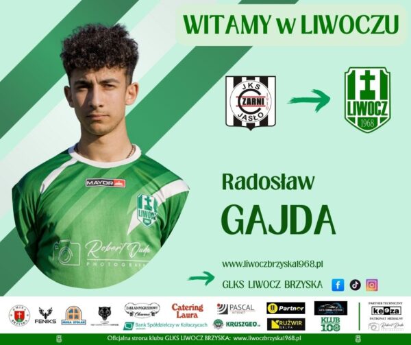 Radek Gajda wraca z wypożyczenia do biało zielonych