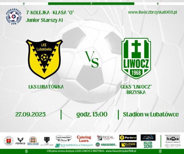 W 7. kolejce Juniorzy Starsi zagrają w Lubatówce