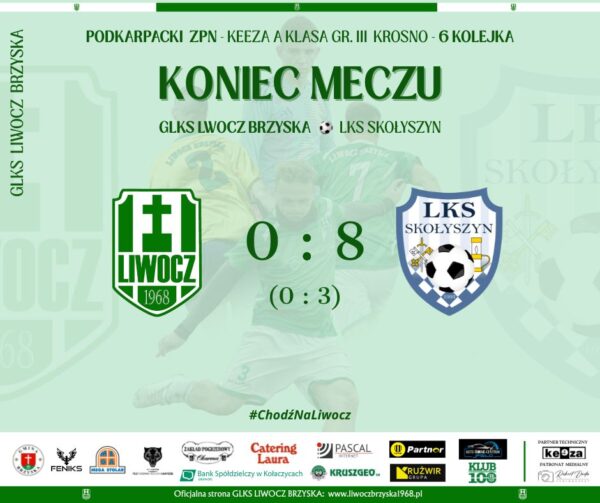 Przegrywamy z LKS Skołyszyn w 6. kolejce sezonu