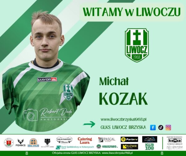 Michał Kozak wzmacnia kadrę Biało Zielonych