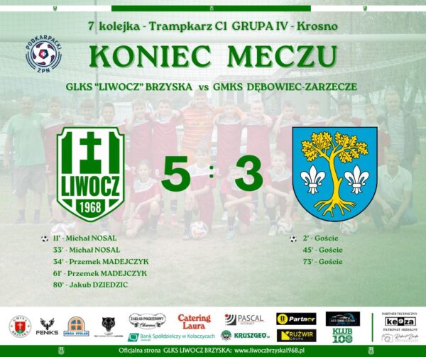 Trampkarze wygrywają w 7. kolejce