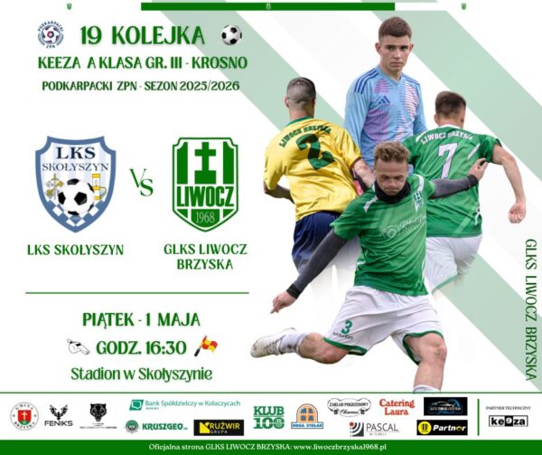 Przed nami mecz z LKS Skołyszyn