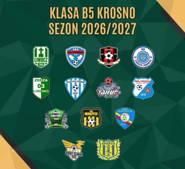 Znany jest już terminarz rozgrywek B Klasy sezonu 2026/2027