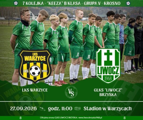 LKS Warzyce kolejnym rywalem naszego zespołu