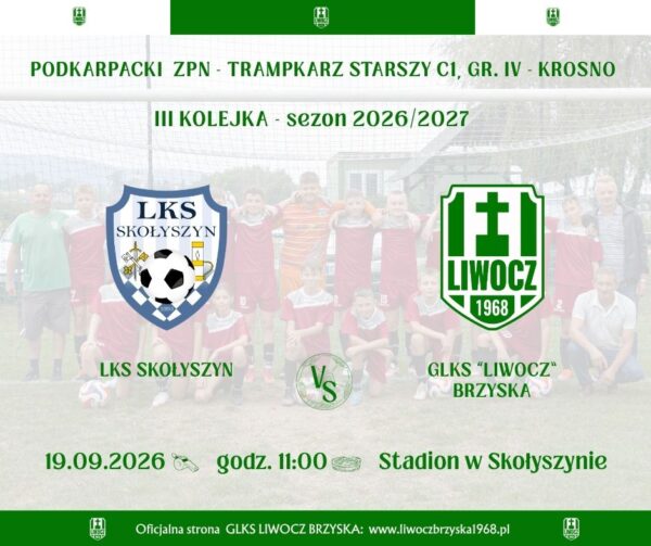 ⚽ Czas na trzecią kolejkę! Trampkarze Starsi C1 jadą do Skołyszyna