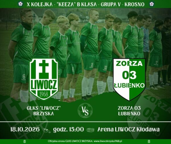 X kolejka Keeza B Klasy. Tym razem z Zorza 03 Łubienko